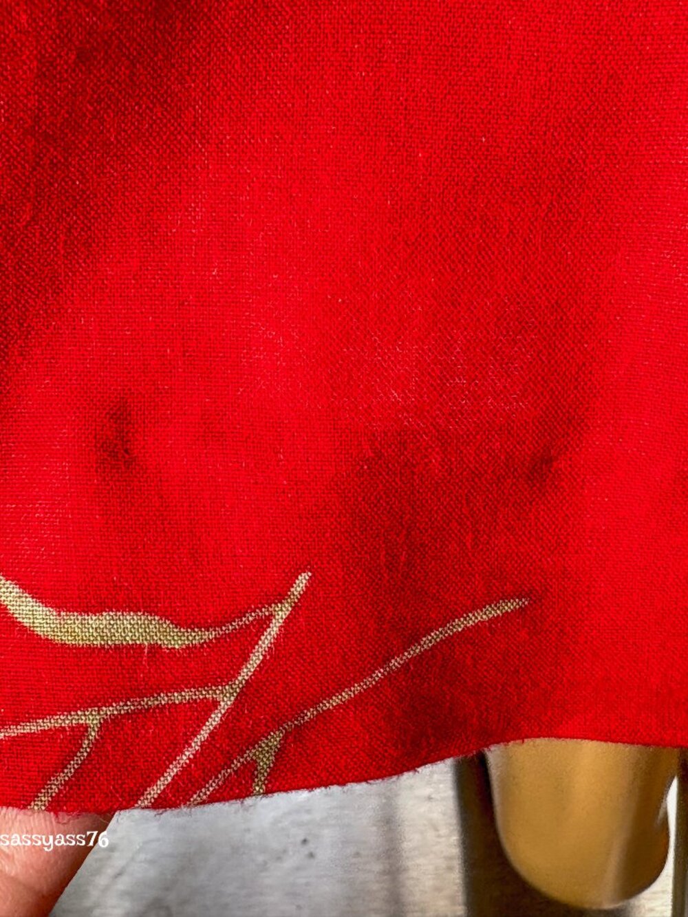 ▪️VTG▪️STONEBRIDGE▪️1990's Red Floral Pleated Bohemian Maxi Skirt - Picture 6 of 7